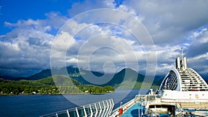 Sitka Alaska Cruise ship View