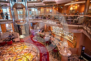 Centrum bar on the Serenade of the Seas cruise ship