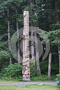 Sitka, Alaska: A totem of the Tsinglit nation