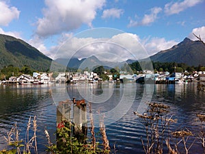 Sitka harbor in September