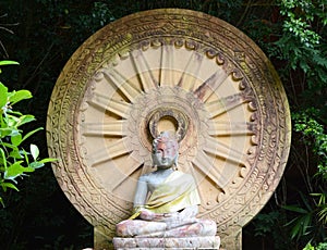 Sitting budda statue