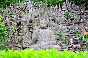 Sitting buddha nirvana 3 photo