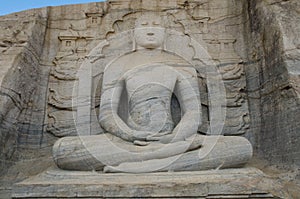 Sitting buddha. Sri Lanka