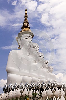 6 Sitting Buddha statu photo