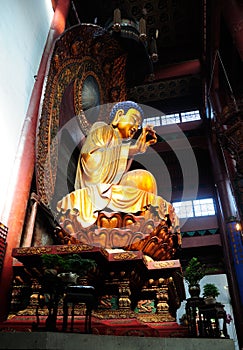 Sitting Buddha Statue Lingyin Temple