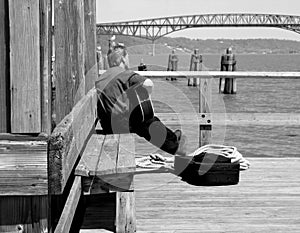 Sitting on the Dock of the Bay