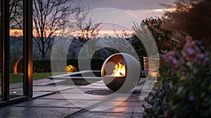 Sitting by the fire orb on a chilly evening one can appreciate its design and functionality providing the perfect