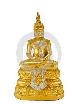 sitting golden budda