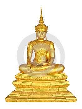 sitting golden budda