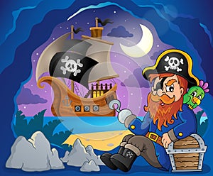 Sitting pirate theme image 7