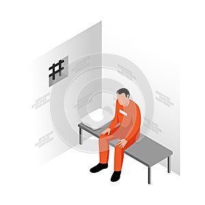 Sitting In Prison Composition