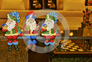 Sitting Santa Claus Figurines