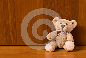 Sitting teddy bear