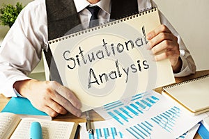 Situational Analysis is shown on the business photo using the text