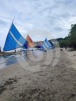 Situbondo white sand beach, East Java