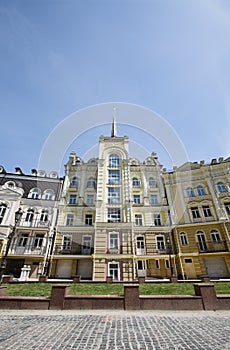 Sity street sunny day