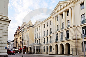 Sityscape of Schwerin, Germany