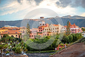 Sityscape view on Los Cristianos resort