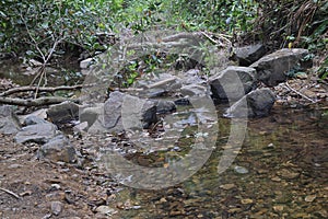 a Siu Chik Sha waterfall at Lohas Park, hk