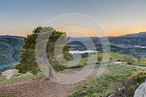 Siurana dam at Tarragona, Spain