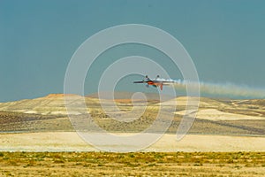 Sivrihisar, Eskisehir, Turkey - September 17, 2017: Sivrihisar Airshows (SHG), small aviation event displayed in SUSHM.