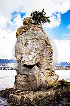 Siwash Rock Stanley Park Vancouver British Columbia