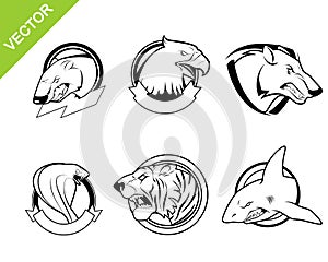 Six animals set