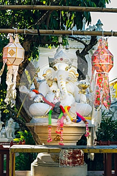 Six-armed Ganesha Altar in Thailand Chiang Mai