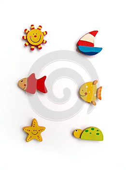 Six cute fridge magnets photo