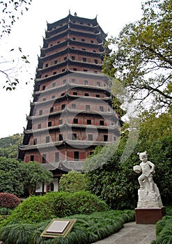 Six Harmonies Pagoda, Hangzhou in China