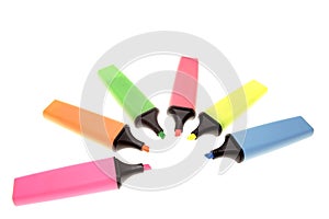 Six highlighters