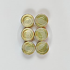 Six Jars Lids