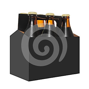 Six Pack of Beer Bottles