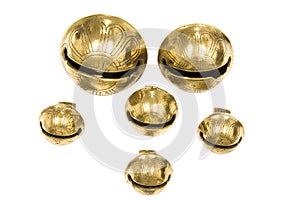 Six shiny sleigh bells