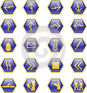 Six sides icons