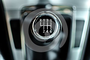 Six speed gear shifter