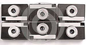 Six Vintage Lomography film camera