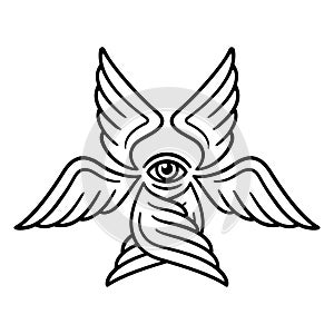 Six winged Seraphim