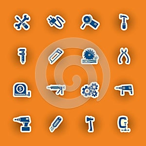 Sixteen homebuilding and construction icons