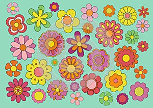 Sixties flowers