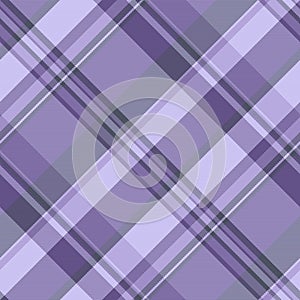 Sixties pattern vector fabric, neutral check background plaid. Customized seamless tartan texture textile in light and indigo