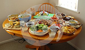 Sixtieth birthday table, laid for an exclusive party