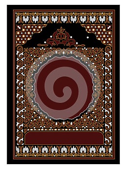Unique quran Book Cover Easy to Use. print ready file