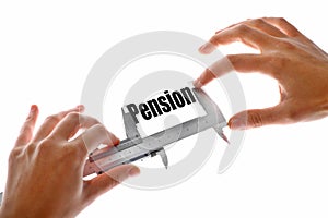 The size of our pension