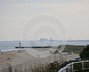 Sizewell B nuclear power station on the horizon