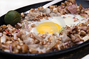 Sizzling Chopped Pork Dish photo