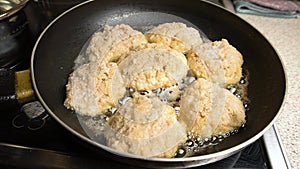 Sizzling Home-Cooked Minced Fish Cutlets