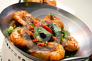 Sizzling Prawn