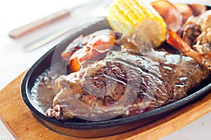 Sizzling Steak