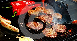 Sizzling Summer barbecue photo